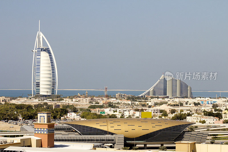 迪拜的Burh Al Arab和Jumeirah海滩酒店